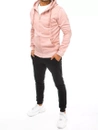 Herren Trainingsanzug-Set Farbe Rosa-Schwarz DSTREET AX0640