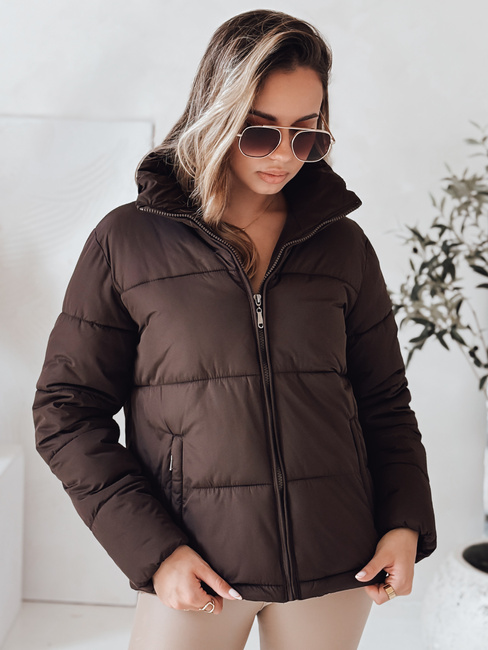Damen Steppwinterjacke LAROSE braun Dstreet TY4943