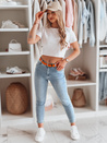 Damen Denim Slim Fit Hose CURVITA blau Dstreet UY2471