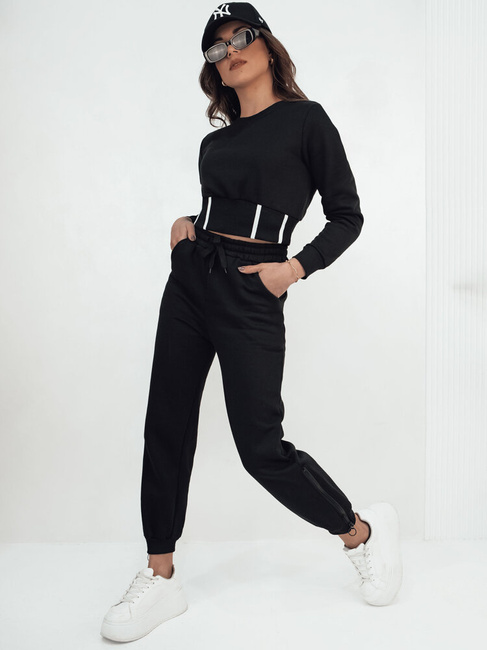 Damen Trainingsanzug-Set KEILI Farbe Schwarz DSTREET AY1008