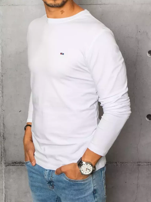 Herren Longsleeve Weiß Dstreet LX0537