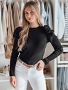 Damen Einheitsgröße Pullover mit Büffeln ELENORI schwarz Dstreet MY2465