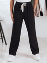 Damen Jogginghose mit weitem Bein LOOSIS schwarz Dstreet UY2401