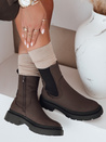 Frauen braune Stiefel Dstreet ZY1010