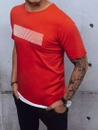 Bedrucktes Herren-T-Shirt rot Dstreet RX4651z