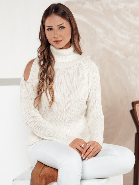 GOLFIVA Damen Pullover ecru Dstreet MY2406