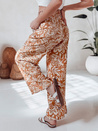 Damen Stoffhose mit weitem Bein TROPICAL SUN camel Dstreet UY2633