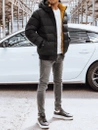 Herren Winter Steppjacke Schwarz Dstreet TX4214