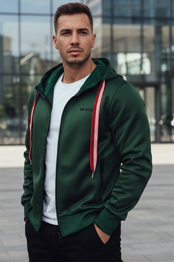 Herren-Kapuzenpullover grün Dstreet BX5860