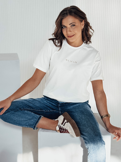 Damen WOMAN ecru T-shirt Dstreet RY2555