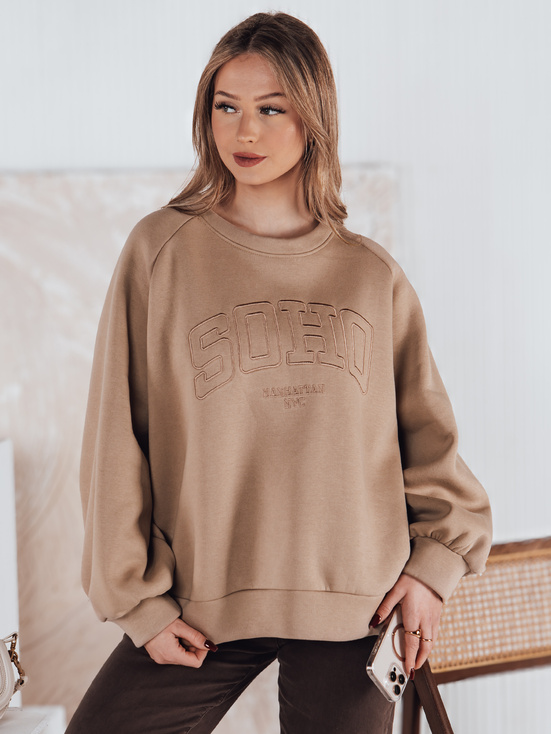 Damen Einheitsgröße COSYONE Kaffee Sweatshirt Dstreet BY1351