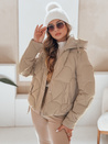 Damen Winterjacke LOVEWARM kurz gesteppt mit Kapuze camel Dstreet TY5041