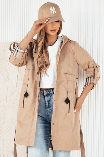 Damen CIVIT Parka Jacke beige Dstreet TY4215