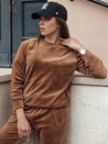 Damenset aus Velours URBANVELVET braun Dstreet AY1062