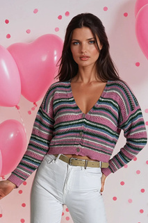 Damen-Pullover COLORFUL rosa Dstreet MY1580