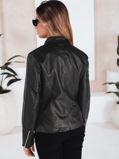 Damen Lederjacke schwarz Dstreet TY5202