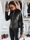 Damen Lederjacke LOVEBIKER schwarz Dstreet TY4964