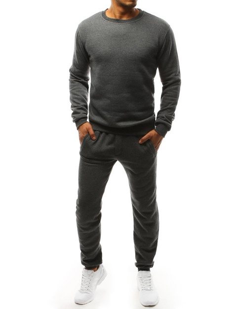 Herren Trainingsanzug dunkelgrau Dstreet AX0376