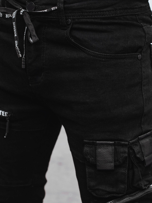 Herren Cargohosen Farbe Schwarz DSTREET UX4326
