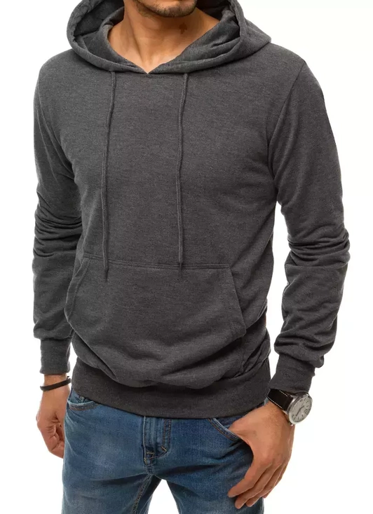 Herren Kapuzenpullover Dunkelgrau Dstreet BX4968