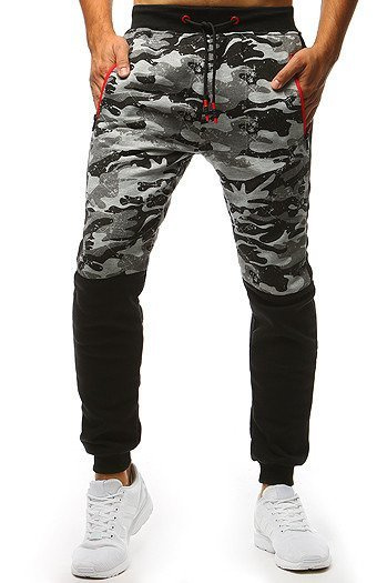 Herren Trainingshose Camo Grau Dstreet UX3493