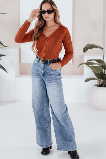 Damen Strickjacke MELANIA Farbe Rot DSTREET MY1651