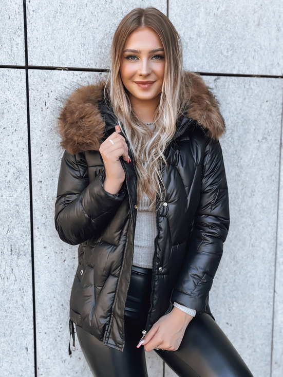 Damen Winterjacke SNOW Farbe Schwarz DSTREET TY3818