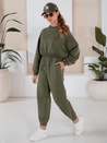 Damen Trainingsanzug Set SOLIR khaki Dstreet AY1019