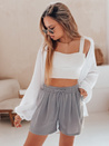 Damen-Shorts RELAX TIME grau Dstreet SY0460
