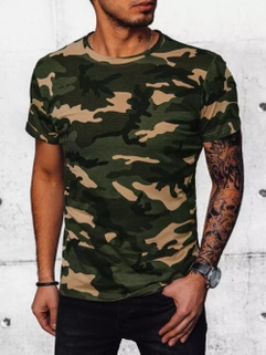 Herren T-shirt Camo Farbe Khaki DSTREET RX5034_1