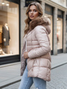 Damen Winterjacke mit Kapuze WINTERCHIC rosa Dstreet TY4441z