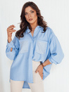 Damen Elegant Hemd CELTIS Farbe Himmelblau DSTREET DY0406