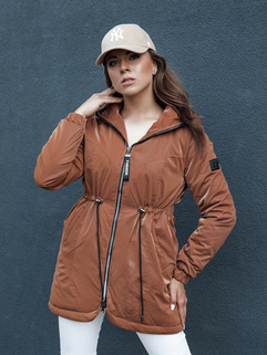 Damen Parka Übergangsjacke mit Kapuze HENRY camel Dstreet TY4495_2