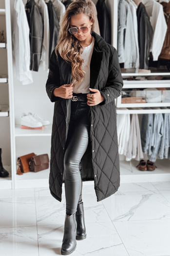 Damen Winterjacke WARMISSA gesteppt schwarz Dstreet TY4916