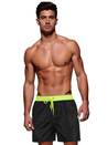 Schwarz-grüne Herren-Shorts Dstreet SX2515