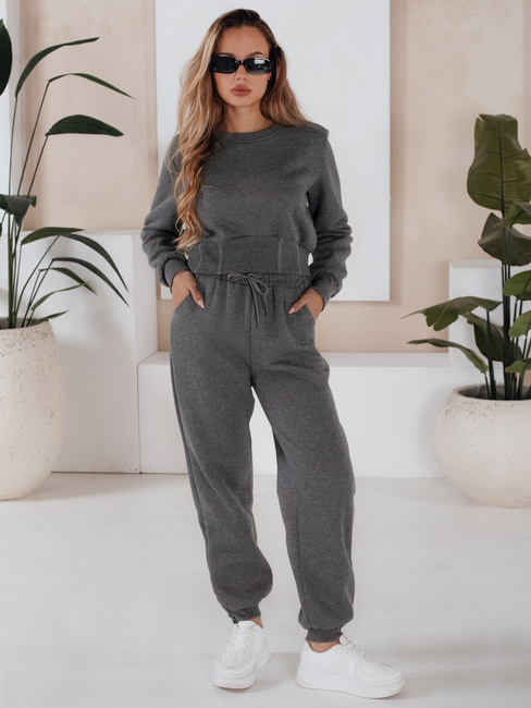 Damen Trainingsanzug KEILI Dunkelgrau Dstreet AY0647