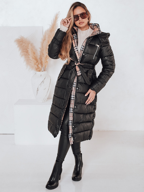 Damen Wintermantel SPRUCE Farbe Schwarz DSTREET TY4001