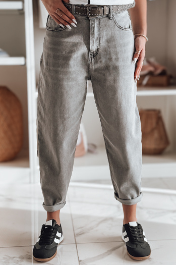 Damen Denim Boyfriend Hose OLDRELAX grau Dstreet UY2495