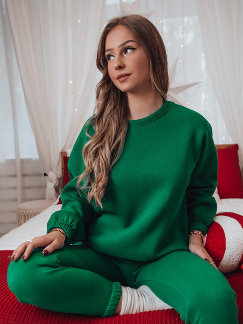 Damen Trainingsanzug Set ARIELLA PREMIUM grün Dstreet AY1115