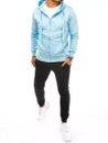 Herren Trainingsanzug-Set Farbe Himmelblau-Schwarz DSTREET AX0635