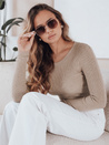 Damen Rippenpullover NOLVIE beige Dstreet MY2496