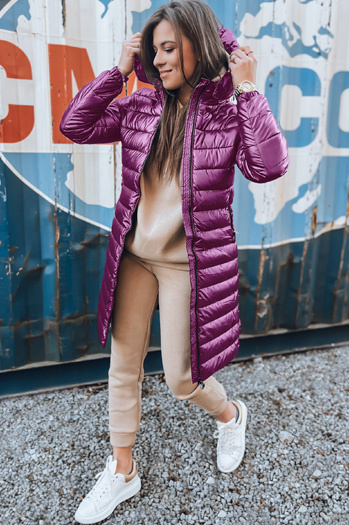 Damen Steppwinterjacke LESSI lila Dstreet TY5522