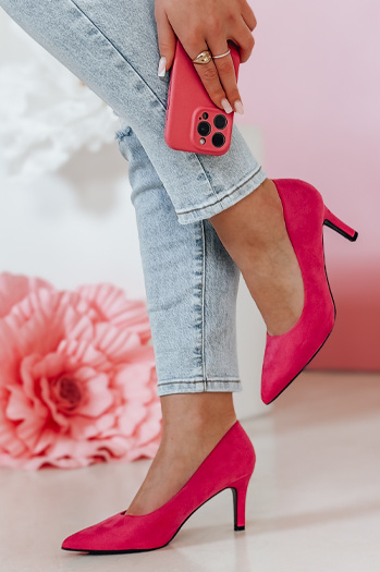 Damen Stilettos mit hohem Absatz FEMBELLIA fuchsia Dstreet ZY0737
