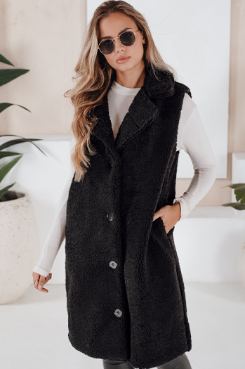 Damen Weste BALLA Schwarz Dstreet TY3199