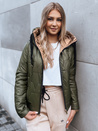 Damen Steppjacke LOVE YOU Farbe Grün DSTREET TY3836