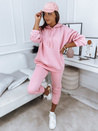 Damen Trainingsanzug Set KSENIIA PREMIUM Rosa Dstreet AY0706
