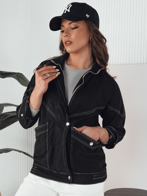 Damen Jeansjacke BERENICES Farbe Schwarz DSTREET TY4327