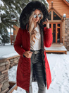 Damen Winterparka TRENDNEL Wendekapuze rot Dstreet TY4588