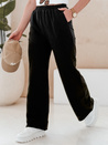 Damen Jogginghose mit weitem Bein DRESLINA schwarz Dstreet UY2692