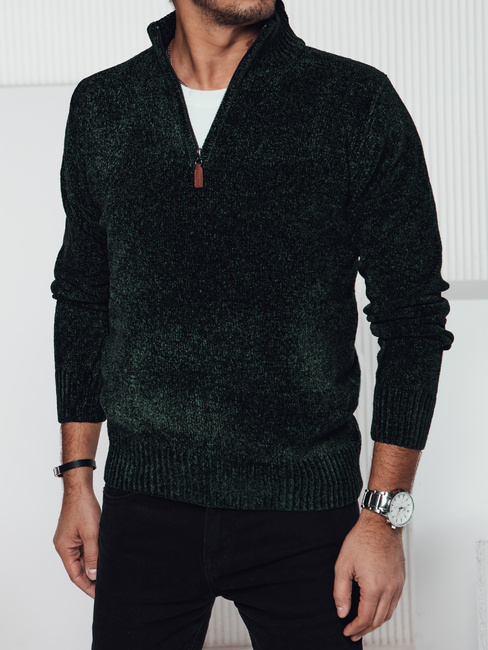 Grüner Herren-Pullover Dstreet WX2239